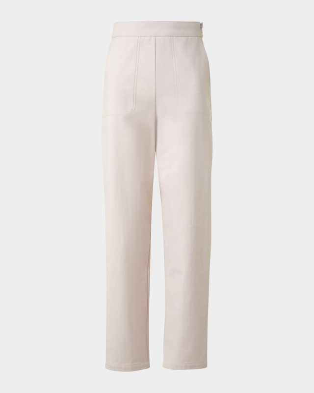 Flynn Stretch Denim Conical-Leg Ankle Pants